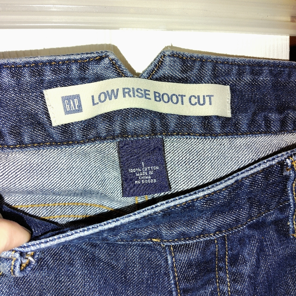 GAP Low Rise boot cut jeans